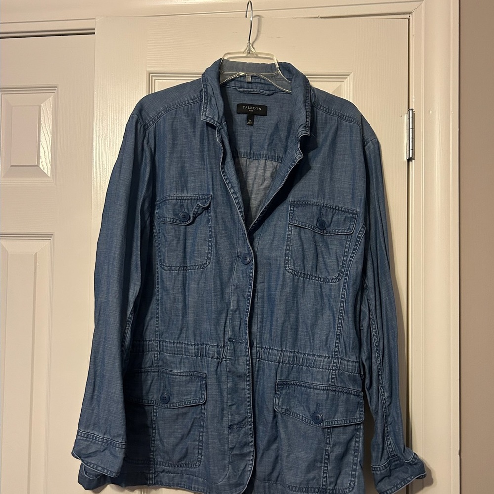 Talbots Light Blue Chambray Shirt